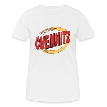 CHEMNITZ - T-shirt respirant Femme - blanc - Devant - AI Model Female 172 dark (172cm)