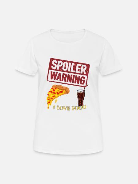 Spoiler alert - Women's Breathable T-Shirt - white