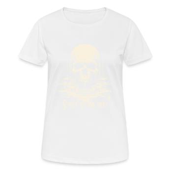 Vieillir et fondre lentement - T-shirt respirant Femme - blanc - Devant - AI Model Female 172 dark (172cm)