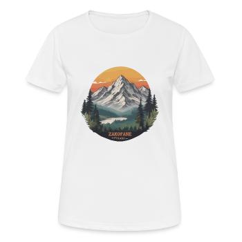 Zakopane, Pologne, Villes du monde dans les montagnes - T-shirt respirant Femme - blanc - Devant - AI Model Female 172 dark (172cm)
