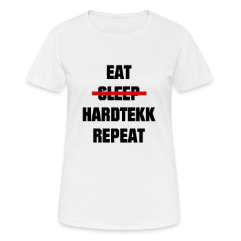 Hardtekk - Merch - Tekk - Gift - Women's Breathable T-Shirt - white - Front - AI Model Female 172 dark (172cm)