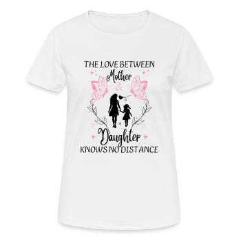 Die Liebe zwischen Mutter und Tochter - Frauen T-Shirt atmungsaktiv - Weiß - Vorne - AI Model Female 172 dark (172cm)