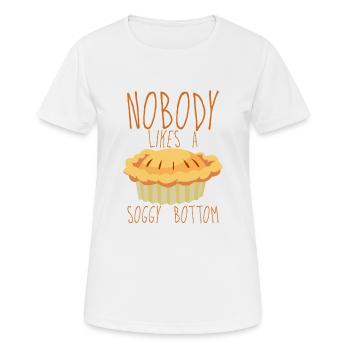 Nobody Likes A Soggy Bottom 4 - Women's Breathable T-Shirt - white - Front - AI Model Female 172 dark (172cm)