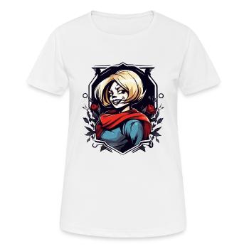 Komm zur bösen attraktiven Schönheitskönigin - Frauen T-Shirt atmungsaktiv - Weiß - Vorne - AI Model Female 172 dark (172cm)