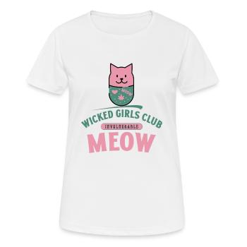 Frauenspruch - Girls Club - Lustiger Spruch - Frauen T-Shirt atmungsaktiv - Weiß - Vorne - AI Model Female 172 dark (172cm)