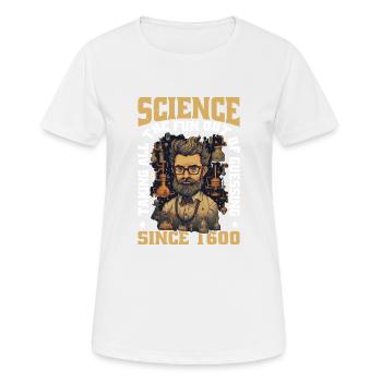 Enlever tout le plaisir de deviner depuis 1600 16 - T-shirt respirant Femme - blanc - Devant - AI Model Female 172 dark (172cm)