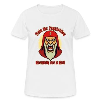 Join the Inquisition! Everyone else is evil - Women's Breathable T-Shirt - white - Front - AI Model Female 172 dark (172cm)