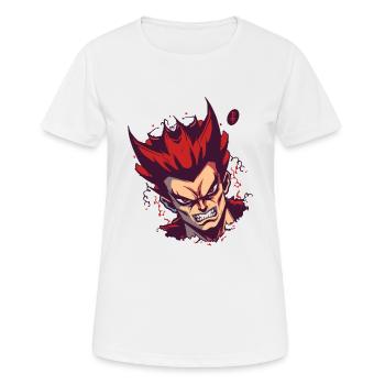 Manga Anime Verrückter Held: Beau Coming Out - Frauen T-Shirt atmungsaktiv - Weiß - Vorne - AI Model Female 172 dark (172cm)