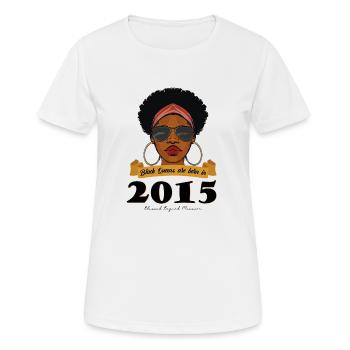 Black Queens Né en 2015 Tournez 9 et Look Fabulous - T-shirt respirant Femme - blanc - Devant - AI Model Female 172 dark (172cm)