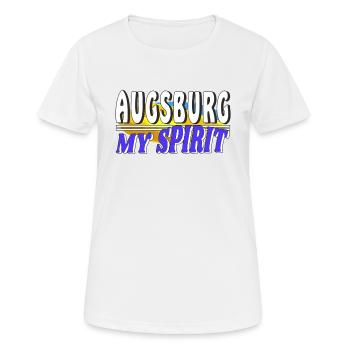 AUGSBOURG MON - T-shirt respirant Femme - blanc - Devant - AI Model Female 172 dark (172cm)