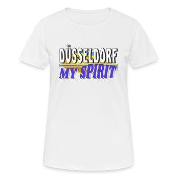 DÜSSELDORF MON - T-shirt respirant Femme - blanc - Devant - AI Model Female 172 dark (172cm)