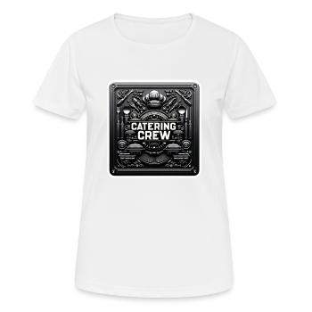 Équipe de restauration 8 - T-shirt respirant Femme - blanc - Devant - AI Model Female 172 dark (172cm)