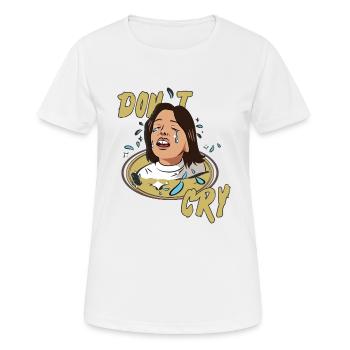 Weinen - Frauen T-Shirt atmungsaktiv - Weiß - Vorne - AI Model Female 172 dark (172cm)