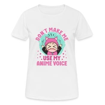Cute Japanese Manga Women Girls Gift Otaku Kawaii - Frauen T-Shirt atmungsaktiv - Weiß - Vorne - AI Model Female 172 dark (172cm)