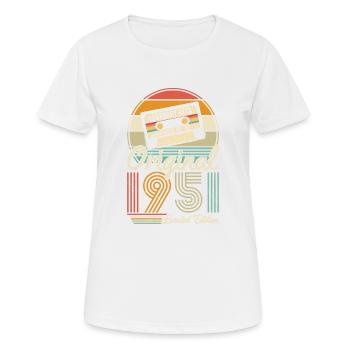 Vintage 1951 - citation d’anniversaire rétro - T-shirt respirant Femme - blanc - Devant - AI Model Female 172 dark (172cm)