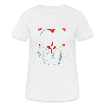Zwei mittelalterliche Liebende - Frauen T-Shirt atmungsaktiv - Weiß - Vorne - AI Model Female 172 dark (172cm)