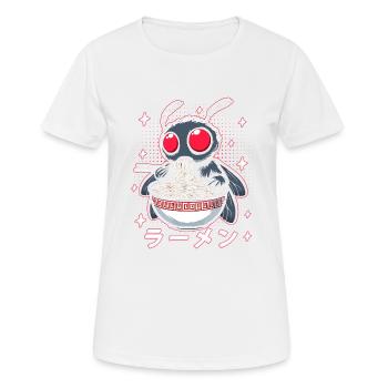 Nouilles Ramen Mothman - T-shirt respirant Femme - blanc - Devant - AI Model Female 172 dark (172cm)