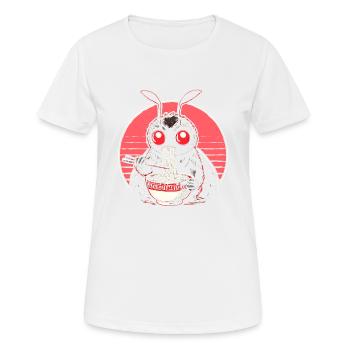 Nouilles Ramen Mothman - T-shirt respirant Femme - blanc - Devant - AI Model Female 172 dark (172cm)