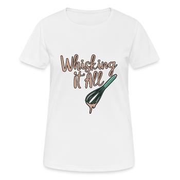 Fouetter le tout 2 - T-shirt respirant Femme - blanc - Devant - AI Model Female 172 dark (172cm)