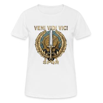 ROMA VENI VIDI VICI - T-shirt respirant Femme - blanc - Devant - AI Model Female 172 dark (172cm)