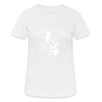 Philippines drapeau philippin fierté je cadeau - T-shirt respirant Femme - blanc - Devant - AI Model Female 172 dark (172cm)