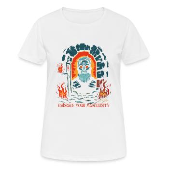 Embrace your manhood in the dungeon - Women's Breathable T-Shirt - white - Front - AI Model Female 172 dark (172cm)