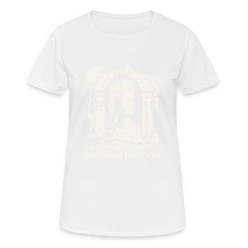 Je refuse de pourrir dans le donjon, de travailler - T-shirt respirant Femme - blanc - Devant - AI Model Female 172 dark (172cm)