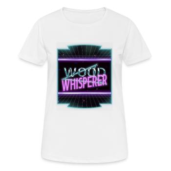 funny quote carpenter saw plumber lumber - Frauen T-Shirt atmungsaktiv - Weiß - Vorne - AI Model Female 172 dark (172cm)