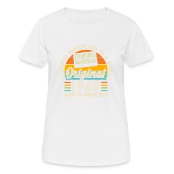 Vintage 1969 Birthday Celebration - Frauen T-Shirt atmungsaktiv - Weiß - Vorne - AI Model Female 172 dark (172cm)
