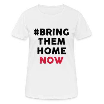 Bring Them Home Now Vintage T Shirt - Women's Breathable T-Shirt - white - Front - AI Model Female 172 dark (172cm)