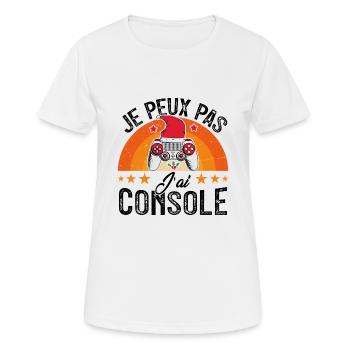 Ich kann nicht trösten, ich tröste - Frauen T-Shirt atmungsaktiv - Weiß - Vorne - AI Model Female 172 dark (172cm)