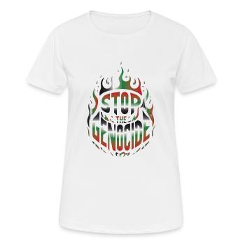 PALESTINA TSHIRT - Women's Breathable T-Shirt - white - Front - AI Model Female 172 dark (172cm)