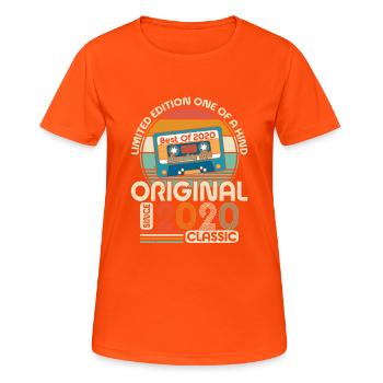 Joie du Jubilé 2020 - T-shirt respirant Femme - orange néon - Devant - AI Model Female 172 dark (172cm)