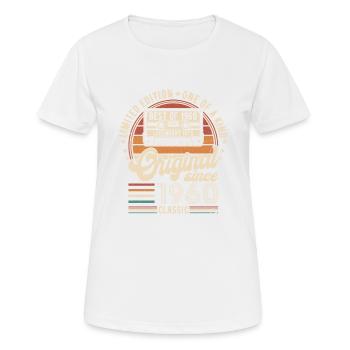 Elégance éternelle '64 - T-shirt respirant Femme - blanc - Devant - AI Model Female 172 dark (172cm)
