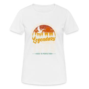 Zeitreise 1995 - Vintage Geburtstagsüberraschung - Frauen T-Shirt atmungsaktiv - Weiß - Vorne - AI Model Female 172 dark (172cm)