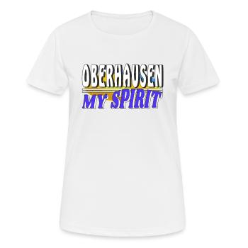 OBERHAUSEN MON - T-shirt respirant Femme - blanc - Devant - AI Model Female 172 dark (172cm)