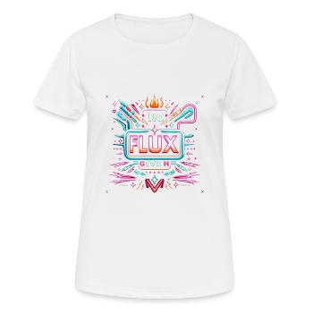 Pas de flux donné 13 - T-shirt respirant Femme - blanc - Devant - AI Model Female 172 dark (172cm)