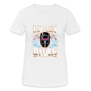 Pas de flux donné 21 - T-shirt respirant Femme - blanc - Devant - AI Model Female 172 dark (172cm)