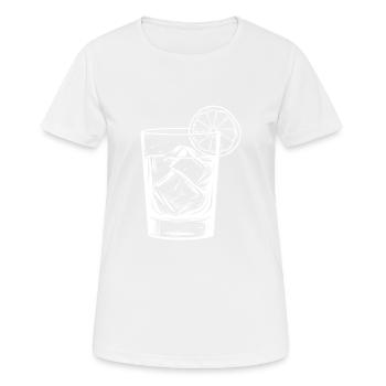 Limonade Getränk - Frauen T-Shirt atmungsaktiv - Weiß - Vorne - AI Model Female 172 dark (172cm)