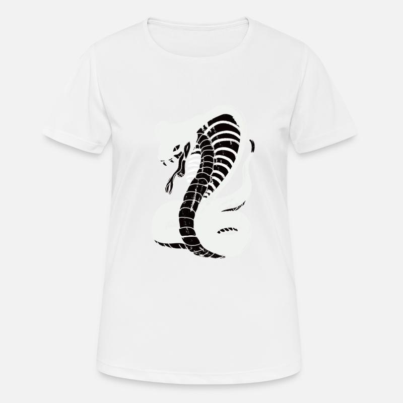 Cobra paint white - Women's Breathable T-Shirt - white