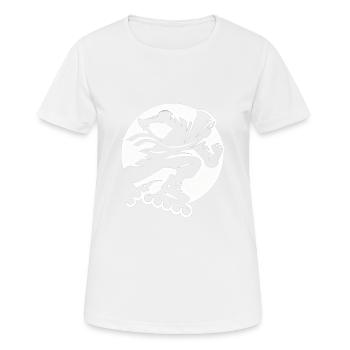 Rollerblade Ninja 11 - T-shirt respirant Femme - blanc - Devant - AI Model Female 172 dark (172cm)