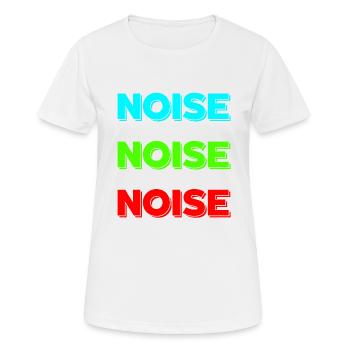 Bruit - T-shirt respirant Femme - blanc - Devant - AI Model Female 172 dark (172cm)
