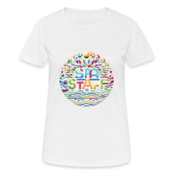 Spa Staff 6 - Women's Breathable T-Shirt - white - Front - AI Model Female 172 dark (172cm)