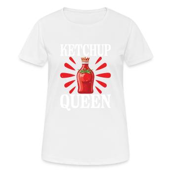 Reine du ketchup 21 - T-shirt respirant Femme - blanc - Devant - AI Model Female 172 dark (172cm)
