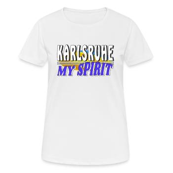 KARLSRUHE MON - T-shirt respirant Femme - blanc - Devant - AI Model Female 172 dark (172cm)
