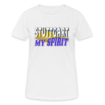 STUTTGART MON - T-shirt respirant Femme - blanc - Devant - AI Model Female 172 dark (172cm)