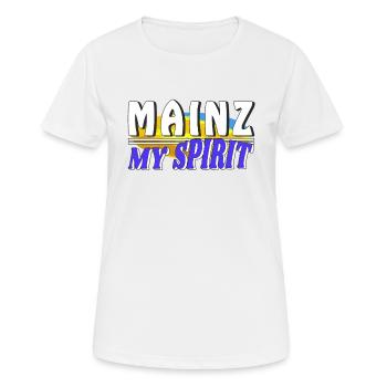 MAYENCE MON - T-shirt respirant Femme - blanc - Devant - AI Model Female 172 dark (172cm)