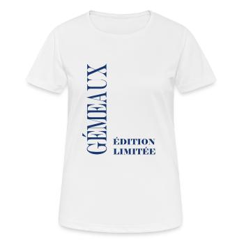 gémeaux - T-shirt respirant Femme - blanc - Devant - AI Model Female 172 dark (172cm)
