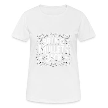 Ramenez des mulets 6 - T-shirt respirant Femme - blanc - Devant - AI Model Female 172 dark (172cm)