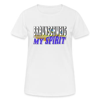 BRAUNSCHWEIG MY SPIRIT - Women's Breathable T-Shirt - white - Front - AI Model Female 172 dark (172cm)